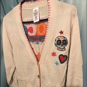 Disney Coco sweater cardigan kids size 11/12 size Small